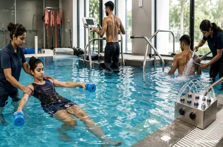 अब स्विमिंग पूल में होगा इलाज, अहमदाबाद में खिलाड़ियों की रिकवरी के लिए तैयार हो रहे हाईटेक हाइड्रोथेरेपी पूल