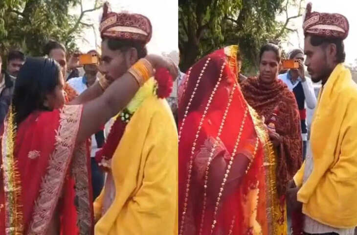 मुजफ्फरपुर में प्रेमी-प्रेमिका की चोरी-छिपी प्रेम कहानी का अनोखा结ान, गांव में शिव मंदिर में कराई शादी