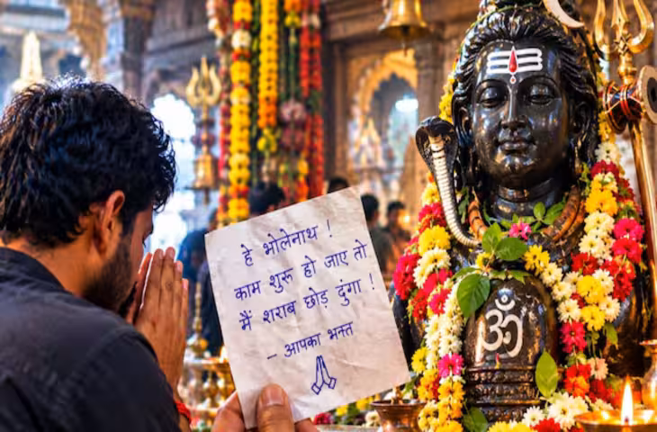 काम शुरू हो जाए तो छोड़ दूंगा 'शराब &rsquo;, भोलेनाथ के दरबार में भक्त की अनोखी अर्जी हुई वायरल