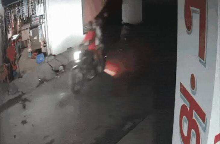 मुजफ्फरपुर में मर्चेंट नेवी के जूनियर ऑफिसर को गोली मारी, CCTV में कैद हुई वारदात