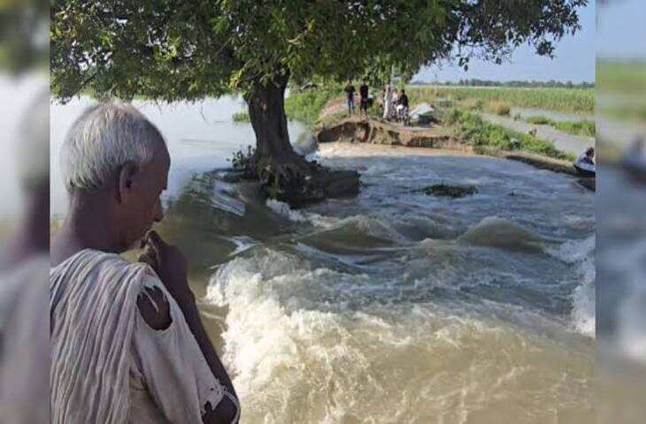 बिहार में गंडक का रौद्र रूप, मुजफ्फरपुर-गोपालगंज-सारण में बाढ़ का कहर; कई जगह तटबंध टूटे