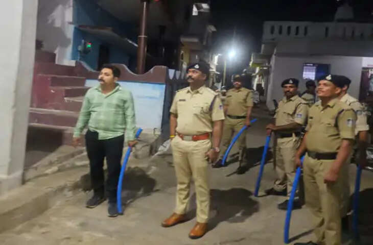 छिंदवाड़ा में पुलिस का सघन जांच अभियान, संवेदनशील इलाकों में की चेकिंग