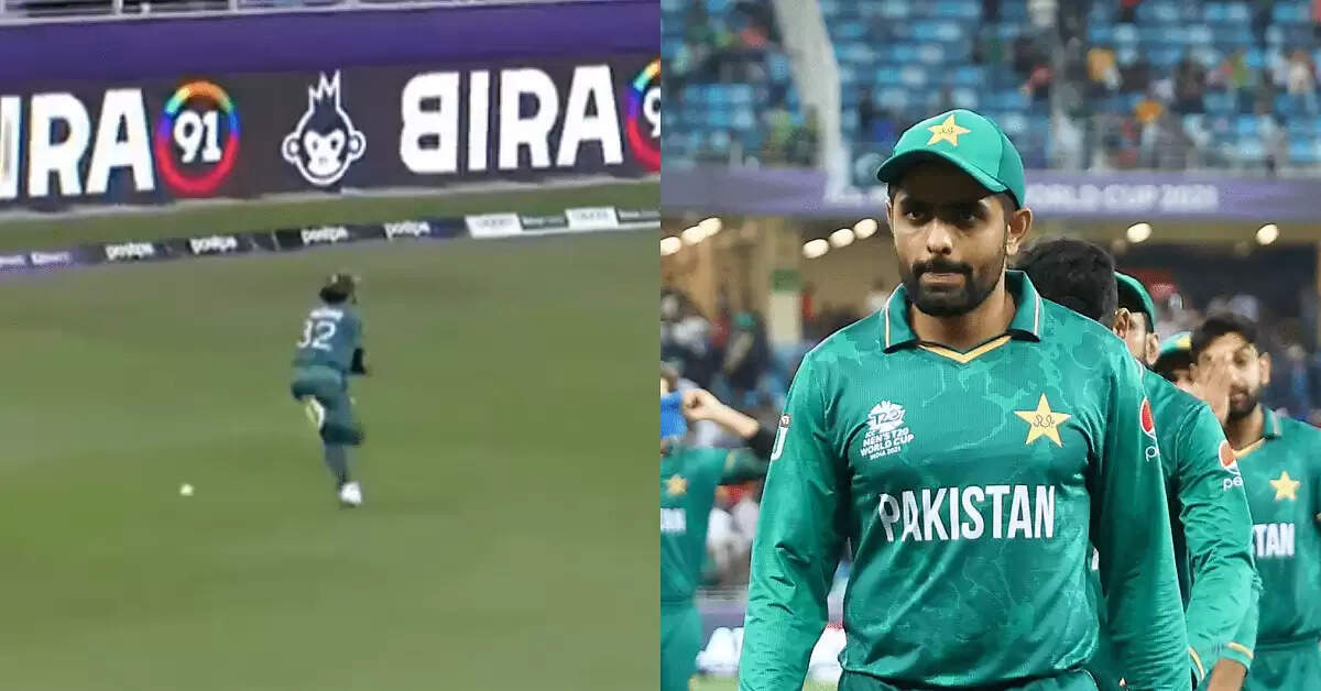 Hasan Ali dropped a catch of Matthew Wade1-1