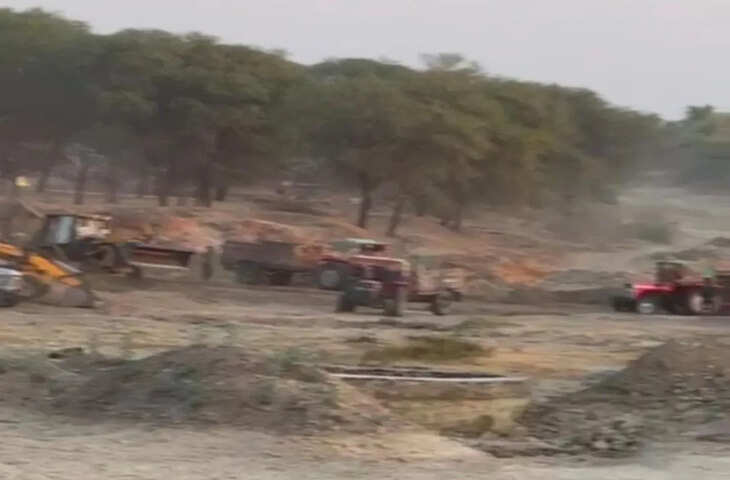 सलूंबर में बजरी माफियाओं के हौसले बुलंद, रोक के बावजूद अवैध खनन जारी