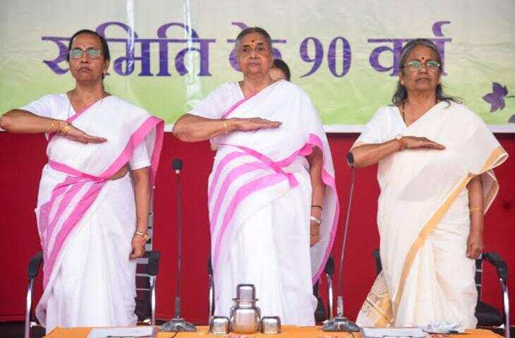 राष्ट्र सेविका समिति प्रमुख शांताकुमारी का जंतर-मंतर के प्रदर्शनों पर निशाना, वीडियो में बोलीं- युवाओं का ब्रेनवॉश कर रहा &lsquo;दिमागी नक्सलवाद&rsquo;