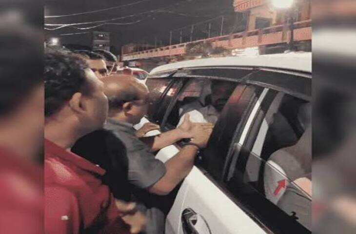 लखनऊ में युवक से मारपीट के बाद गाड़ी में तोड़फोड़, 2 राउंड फायरिंग का आरोप