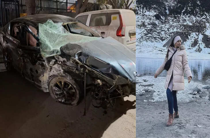 नोएडा में तेज रफ्तार कार डिवाइडर से टकराई, युवती की दर्दनाक मौत, 2 गंभीर रूप से घायल