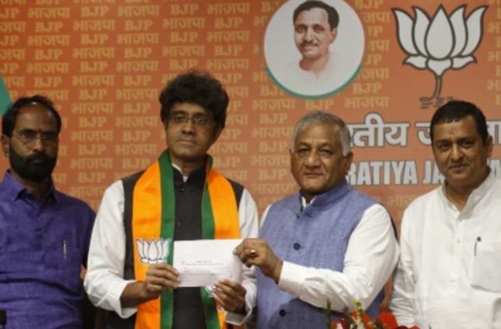 बीजेपी में शामिल हुए Congress के पूर्व नेता सी राजगोपालाचारी के परपोते सीआर केसवन !