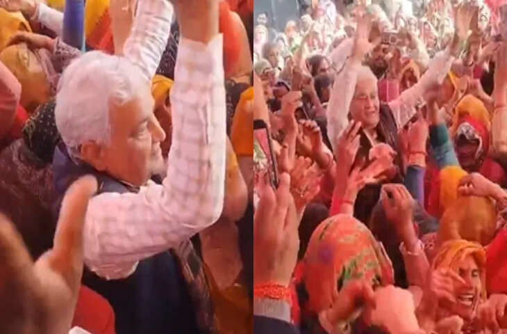 अलवर में महिलाओं के साथ नाचे कृषि मंत्री किरोड़ी लाल मीणा, वीडियो वायरल