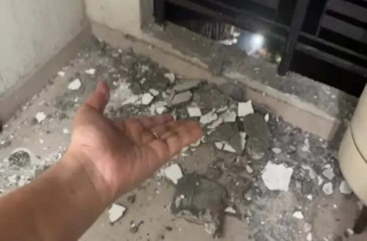नोएडा के 1 करोड़ के फ्लैट में छत से गिरा मलबा! बाल-बाल बचा बच्चा, महिला ने शेयर किया खौफनाक VIDEO