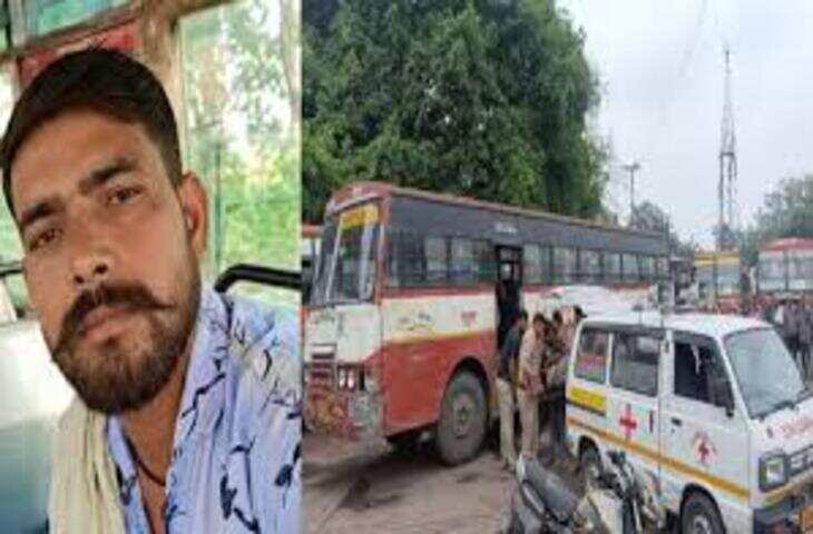 मेरठ में बस में हंगामा, जबरन चढ़ने को लेकर विवाद, पथराव से बस के शीशे टूटे