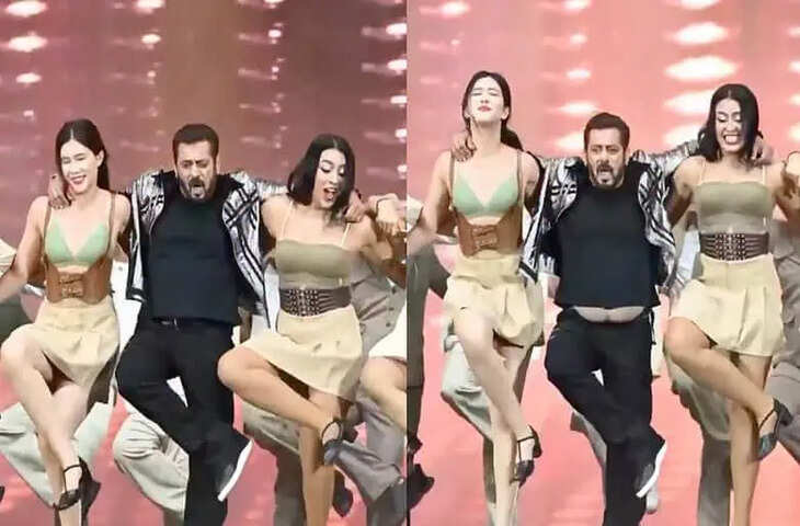 Salman Khan Viral Video: पत्नियों के साथ पोज देते दिखे सितारे, सलमान खान ने अकेले ही लूट ली महफिल