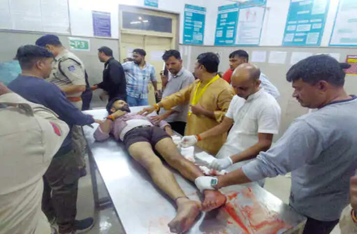 गणेश विसर्जन के दौरान दमोह में दो जगह चाकूबाजी, पांच लोग घायल; आरोपियों की तलाश शुरू