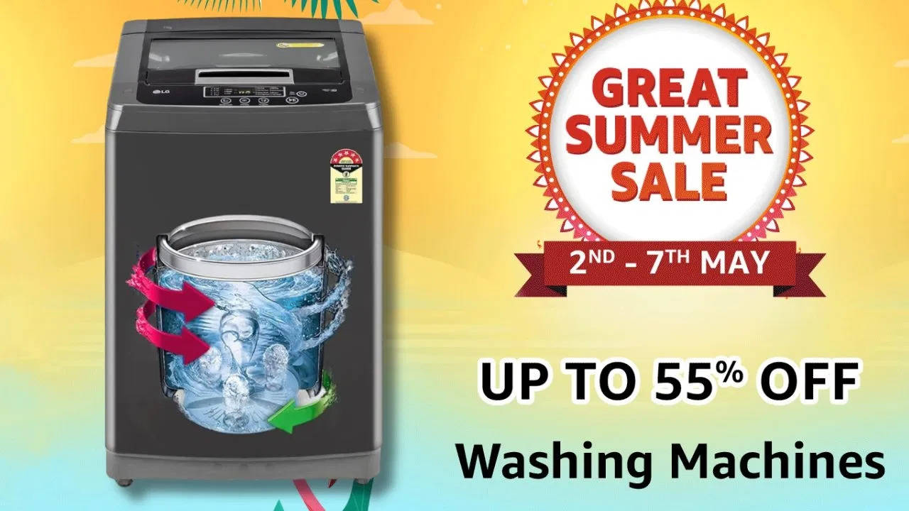 Thousands of discounts are available on these washing machines on Amazon sale.