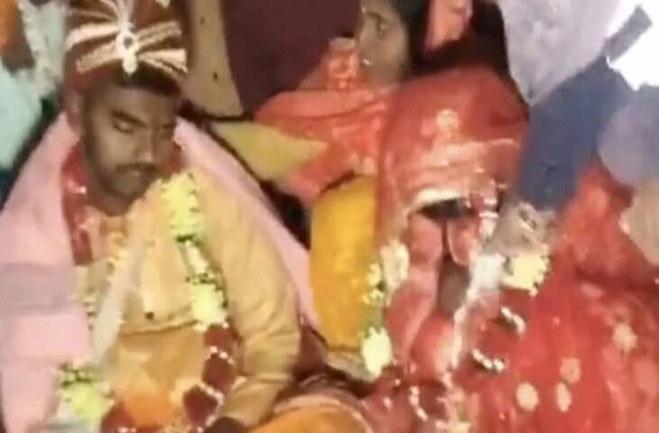 बिहार में पकड़वा शादी का हैरान करने वाला मामला, सोशल मीडिया पर वीडियो वायरल