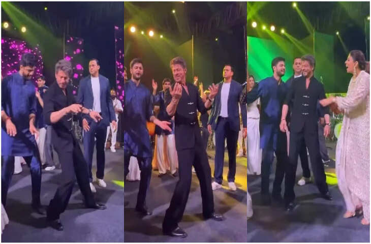 किंग खान ने फिर जीता फैंस का दिल, सुप्रिया सुले की बेटी के संगीत में शानदार डांस का वीडियो हुआ वायरल