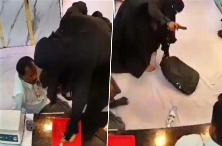 अयोध्या में दिनदहाड़े लूट से हड़कंप! बुर्का पहनकर आई महिला ने गनपॉइंट पर ज्वैलरी शॉप को बनाया निशाना, CCTV VIDEO वायरल