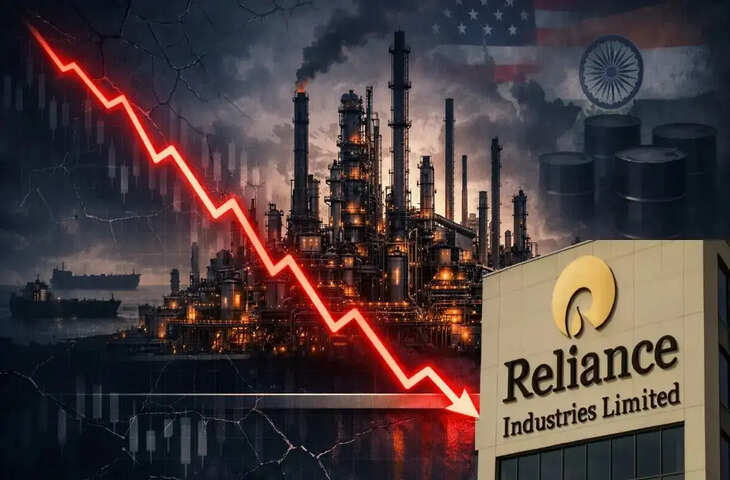 Reliance के शेयरों में भारी गिरावट! RIL Crash से ₹70,000Cr का नुकसान, जानें क्यों हिला बाजार​​​​​​​