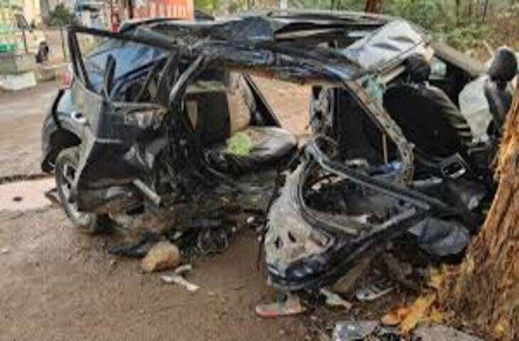 बाईपास पर भीषण सड़क हादसा: तीन दोस्तों की मौत, एक गंभीर रूप से घायल