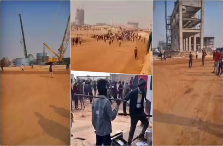 जैसलमेर में वंडर सीमेंट प्लांट में विवाद हिंसक आंदोलन में बदल गया, चार थानों की फोर्स तैनात