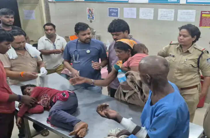 दमोह में दादा-पोते पर कट्टे से फायर: मजदूरी छोड़ने के विवाद में चली गोली, छर्रे लगने से दोनों घायल; आरोपी फरार
