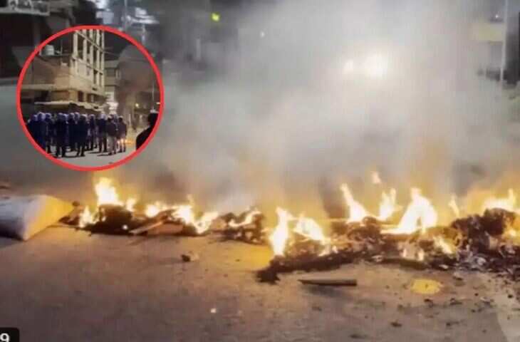 एक्सक्लूसिव फुटेज में देंखे मणिपुर के चुराचांदपुर में उपमुख्यमंत्रियों के शपथ ग्रहण के खिलाफ हिंसक प्रदर्शन