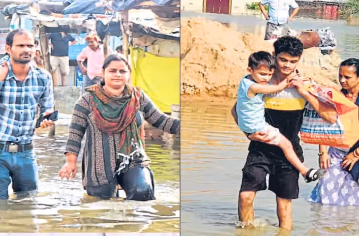 लखनऊ में गोमती नदी ने बढ़ाई चिंता, सुरक्षित माने जाने वाले इलाकों में भी पहुंचा बाढ़ का पानी; लाखों लोग प्रभावित