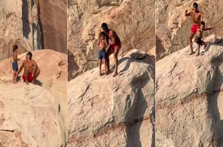 पिता ने 7 साल के मासूम को खाई में फेंका, मां ने बनाया वीडियो; बोला- मैं एक अच्छा बाप