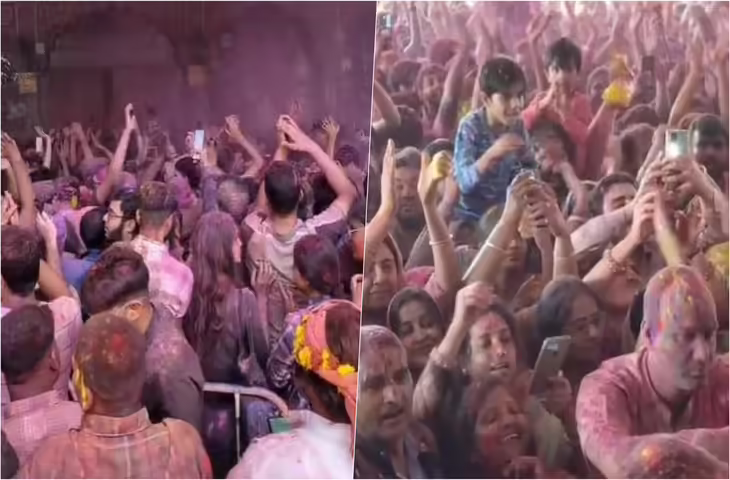 वीडियो में देखें जयपुर के श्री गोविंददेवजी मंदिर में धूमधाम से मना होली महोत्सव