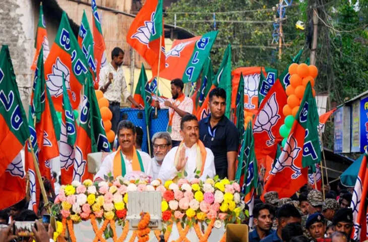 हावड़ा में सियासी तनाव: सुवेंदु अधिकारी के रोड शो के दौरान TMC के नारेबाजी से माहौल गरमाया