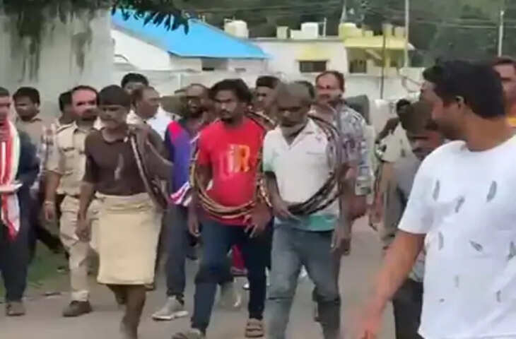 छिंदवाड़ा में चोरी के शक में युवकों का निकाला जुलूस, गले में तार डालकर घुमाने का आरोप; पुलिस ने शुरू की जांच