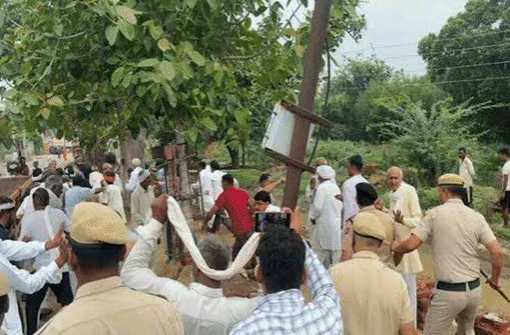 हांसी में प्रदर्शन के दौरान बवाल, पथराव में SP-DSP समेत कई पुलिसकर्मी घायल; प्रदर्शनकारियों पर लाठीचार्ज