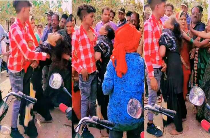 बाल खींचे, थप्पड़ों की बरसात हुई, फिर भी प्रेमी के साथ खड़ी रही लड़की, वीडियो देखकर आप भी रह जाएंगे हैरान&nbsp;