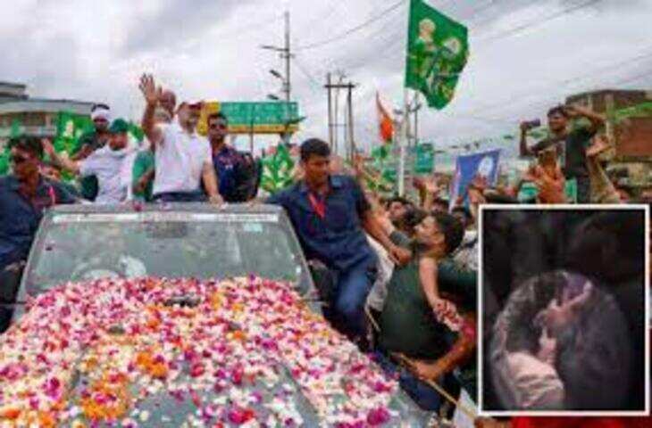 राहुल गांधी की &lsquo;वोटर अधिकार यात्रा&rsquo; में हुआ एक और बड़ा हादसा, तेजस्वी यादव की गाड़ी से टूटा पुलिसकर्मी का पैर