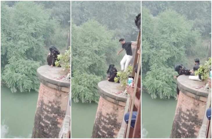 देवरिया में युवक ने फिल्मी अंदाज में युवती को आत्महत्या से बचाया, इलाके में उमड़ी राहत की लहर