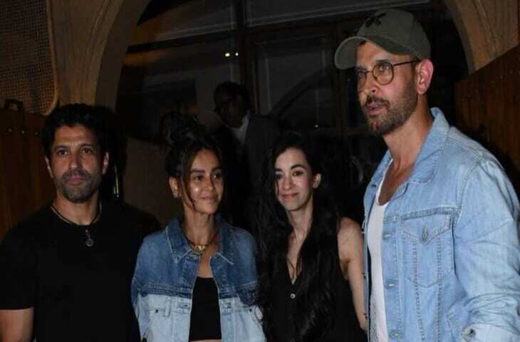 एक साथ पार्टी करने निकले Hrithik और Farhan Akhtar, दोनों स्टार्स को देख फैन्स आई&nbsp;'जिंदगी ना मिलेगी दोबारा' की याद, देखे Video&nbsp;