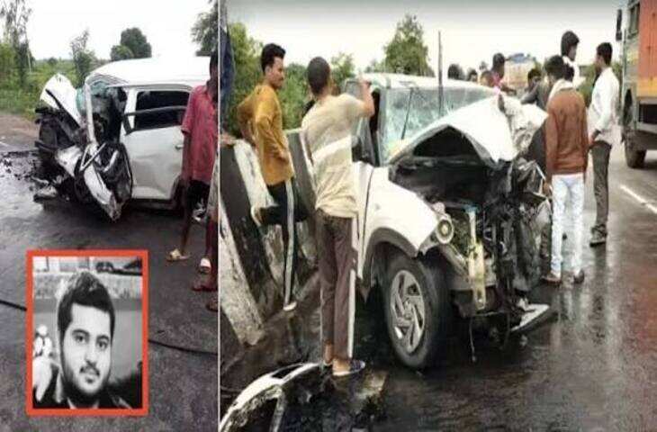 अतीक अहमद के बेटे आबान की मौत से जुड़े हादसे का कथित वीडियो वायरल: डिवाइडर से टअतीक अहमद के बेटे आबान की मौत से जुड़े हादसे का कथित वीडियो वायरल: डिवाइडर से टकराकर हवा में उछली कारकराकर हवा में उछली कार