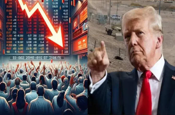 Stock Market Opening :&nbsp;ट्रंप के &lsquo;टैरिफ टेरर&rsquo; सहमा बाजार,&nbsp;सेंसेक्स 450 अंक लुढ़का,&nbsp;निफ्टी 140 अंक नीचे