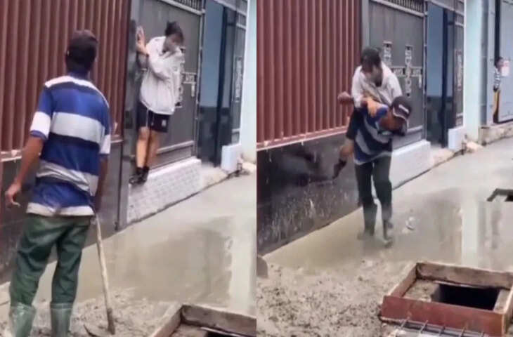 इंसानियत की मिसाल बना वीडियो, लोगों का दिल जीत रही मदद की यह कहानी