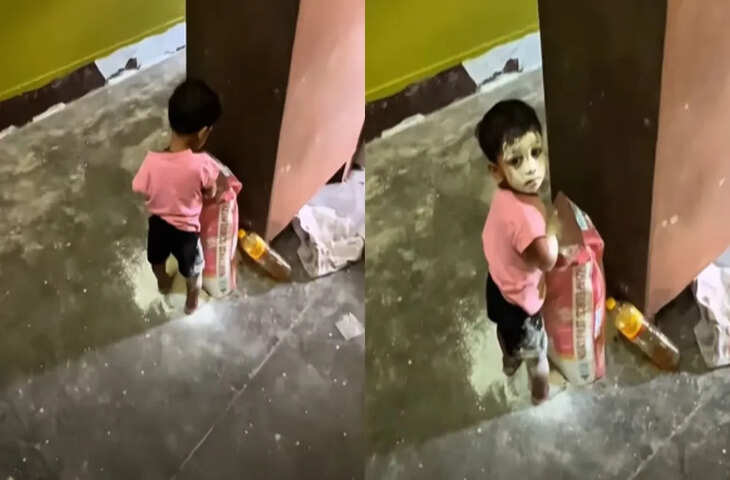 छोटे बच्चों को अकेला छोड़ो तो फिर कुछ ऐसा ही होता है, वायरल Video देखिए तो सही