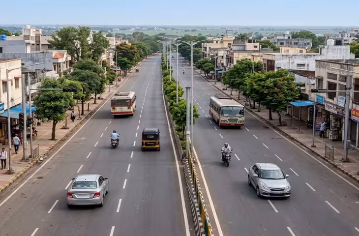 सोनौली मार्ग से हार्बर्ट बंधा तक सड़क एलाइनमेंट में बदलाव की तैयारी, 24 मीटर चौड़े मार्ग का हिस्सा हटेगा
