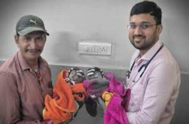 ब्लड कैंसर की बीमारी से जूझ रहे जेम्को महानंद बस्ती के जुड़वा बच्चों के इलाज