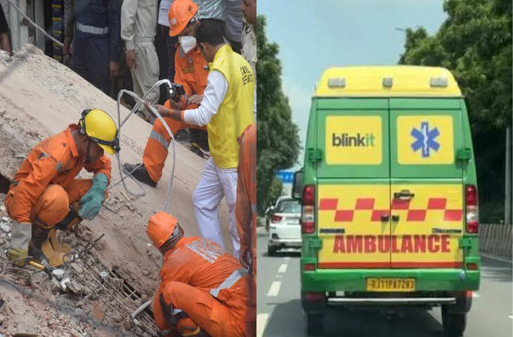सरकारी एम्बुलेंस से पहले पहुंची Blinkit, सत्य निकेतन हादसे के इस video ने खोली सिस्टम की पोल?