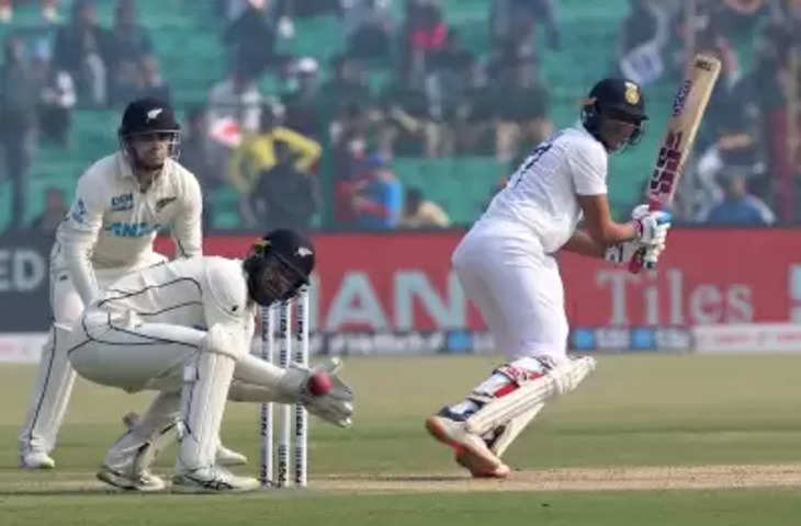 India vs New Zealand : गिल के अर्धशतक से लंच तक भारत ने बनाए 82/1 रन