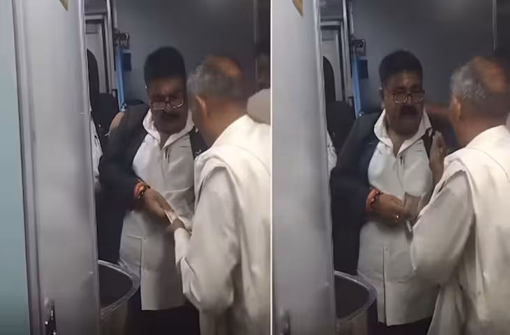Viral Video: मुंबई एयरपोर्ट पर ट्रेन टिकट के नाम पर मांगता था पैसे, Imran ने खोली युवक की पोल