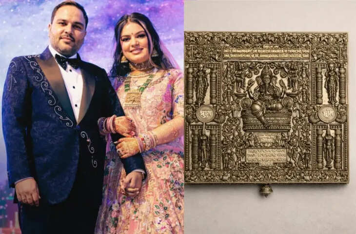 जयपुर में तीन किलो चांदी और 25 लाख से तैयार हुआ अनोखा विवाह निमंत्रण, देवी-देवताओं और कृष्ण लीलाओं से सजा का