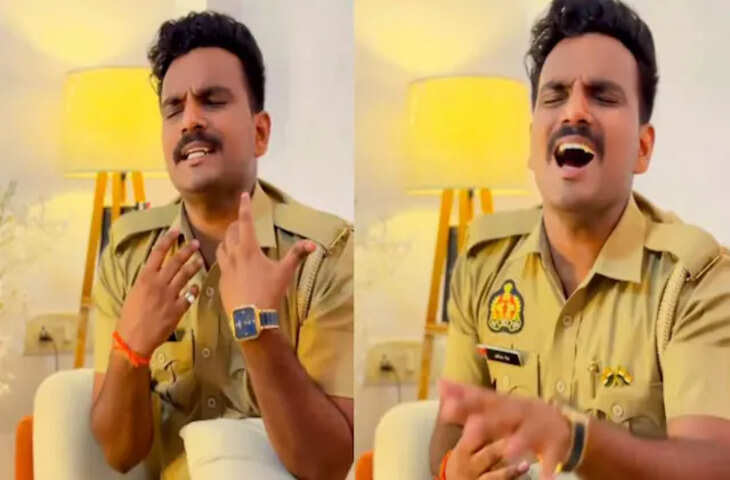 वर्दी में पुलिसवाले ने गाया 'Ishare Tere' गाना, सुरीली आवाज सुन लोगों ने की जमकर तारीफ, वीडियो वायरल