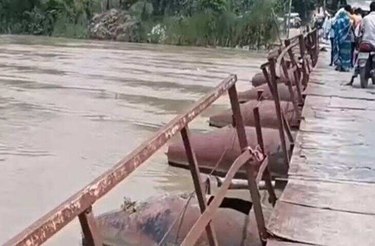 नेपाल में भारी बारिश का असर, मुजफ्फरपुर में उफनाई बागमती; कटरा के निचले इलाकों में कमर तक पानी