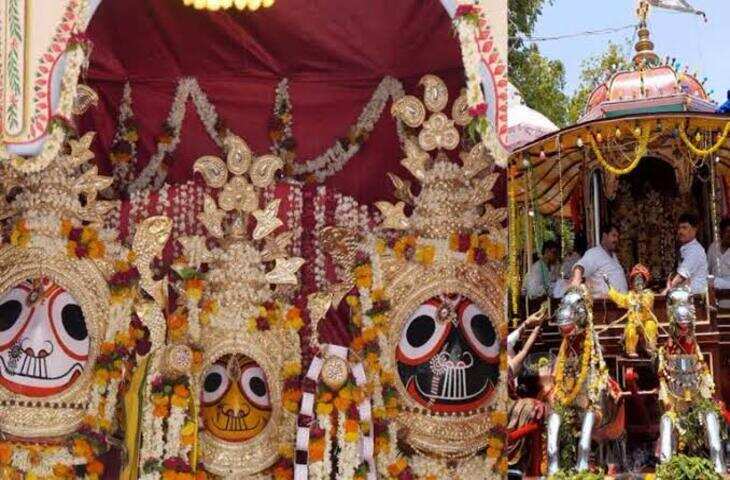 वाराणसी में भगवान जगन्नाथ की रथयात्रा शुरू: पीतांबरी शृंगार के बाद खुले मंदिर के कपाट, दर्शन के लिए उमड़े श्रद्धालु