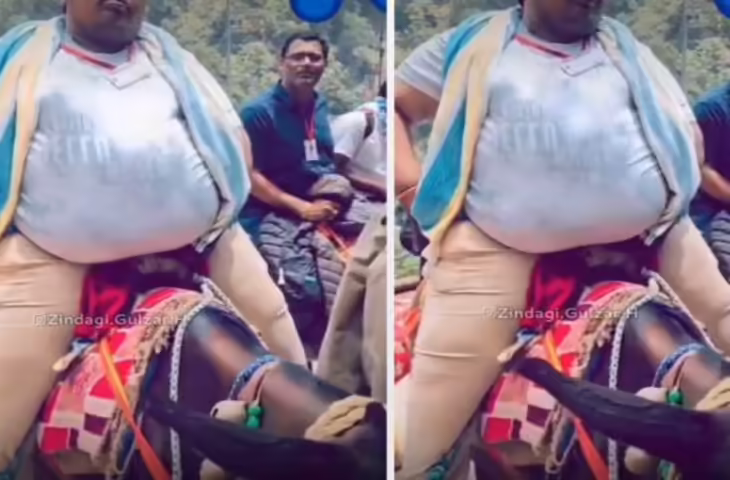 केदारनाथ यात्रा का Video वायरल, खच्चर पर बैठे भारी शख्स को देख भड़के लोग! बोले&ndash; 'इससे 3 लोगों का चार्ज लेना चाहिए.....'